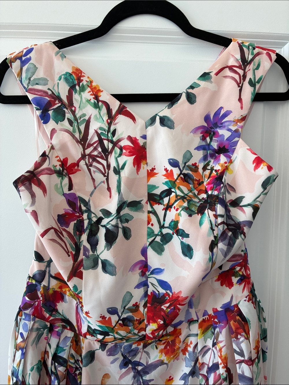 Adelyn Rae Size L Vanessa Woven Floral Printed Fit & Flare Dress - Picture 6 of 13